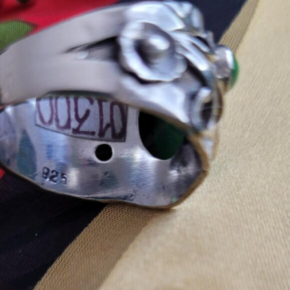 Green Apple Mohave Turquoise Ring 9.5 - Picture 3 of 4